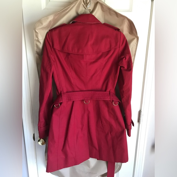 Burberry Trench Coat Red size 04 - Picture 3 of 10